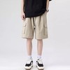 任选2件【59元秒杀价❗️美式男生休闲裤】经典款式设计，宽松版型简单易搭，遮肉显瘦不挑腿型，工装五分裤男潮流卡其色男款短裤L 商品缩略图1
