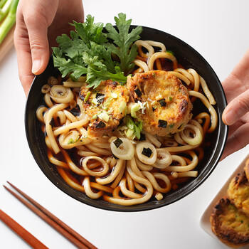 圃美多乌冬面 210g*4袋 拉面拌面炒面早餐开学季 商品图6