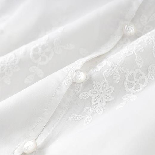 「高货wl」全新升级【铂金会员367/天猫499/差价132】(99611)洛诗琳重磅高货镂空刺绣无袖上衣大摆度假风长裙两件套装 商品图2