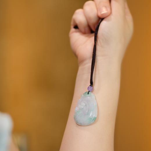 【茶香器韵】  翡翠 灵芝如意挂坠  古风雅致  3款合集 称心如意 商品图6