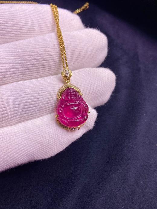 佛公碧玺吊坠 商品图6