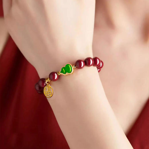 福禄双全朱砂手串 带证书 商品图2