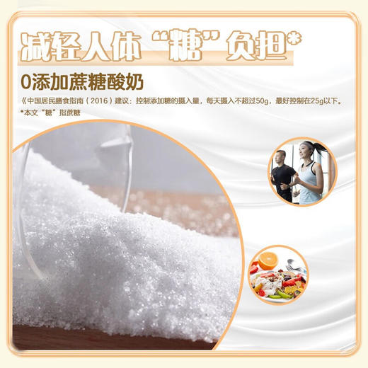 【自营】君乐宝酸奶简醇0蔗糖酸牛奶100g*20袋装发货 商品图3