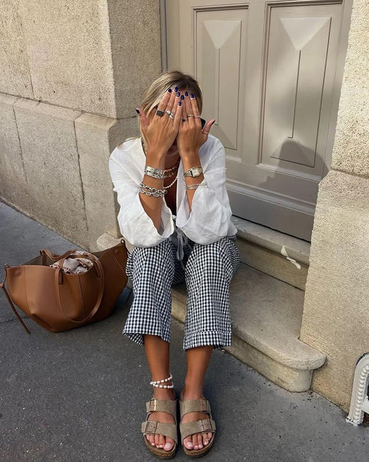 现货 THS-无 bir勃肯 圆圆同款 反绒牛皮勃肯休闲拖鞋 3色 BZ1256 商品图1