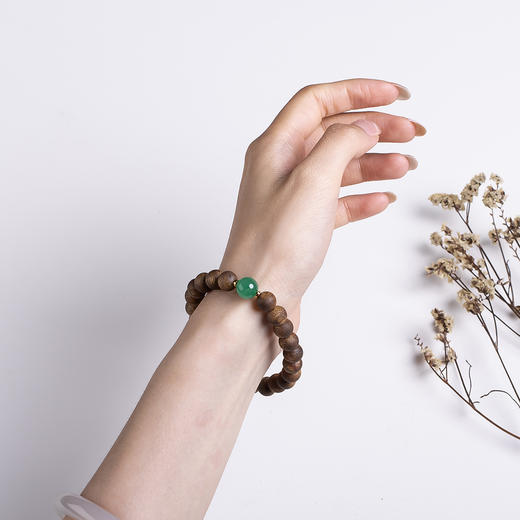 XY0493沉香+非洲翠财富满满手串 商品图8