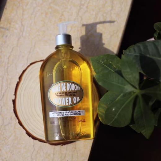 【保税仓直发】L'OCCITANE/欧舒丹甜扁桃杏仁沐浴油500ml身体补水清洁保湿滋润沐浴露 商品图4