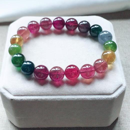 10.8mm单圈碧玺彩虹手串 商品图3