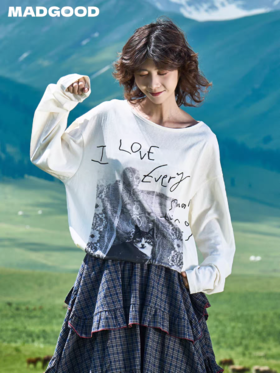 马得工地/MDGDTX13624/爱猫咪罩衫