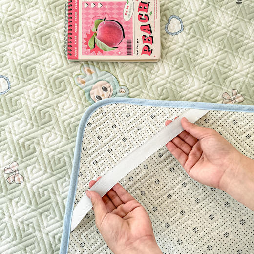 自然醒40支12868全棉夹棉床盖套件三件套大学生宿舍专用卡通被套夹棉床单床盖四季通用JY 商品图12