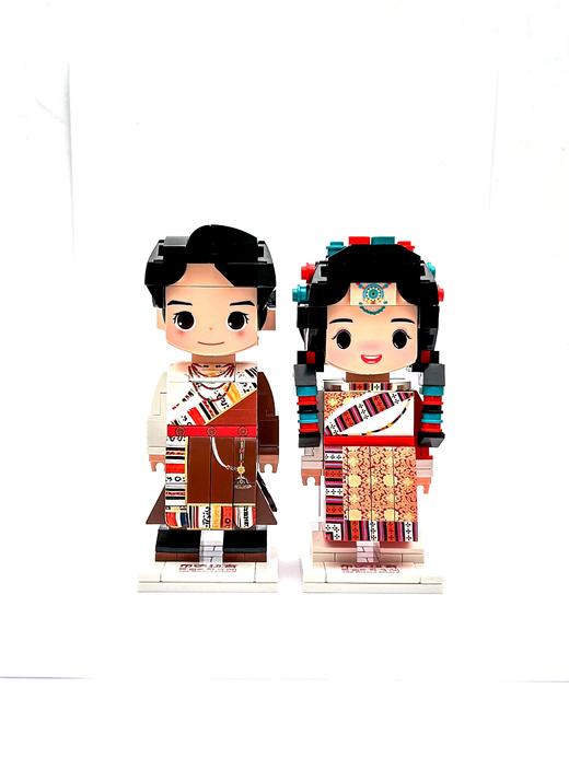 藏装娃娃立体积木 商品图0