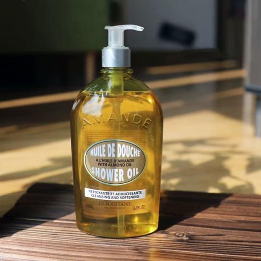 【保税仓直发】L'OCCITANE/欧舒丹甜扁桃杏仁沐浴油500ml身体补水清洁保湿滋润沐浴露 商品图2