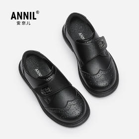 ANNIL/安奈儿男女童百搭休闲合成革皮鞋HM5302477
