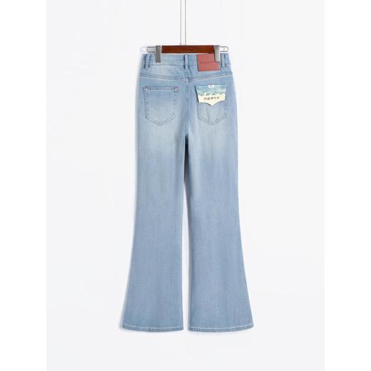 「自」全新升级【铂金会员183/天猫239/差价56】(04037)洛诗琳莱赛尔夏季薄款牛仔裤2025夏季新款直筒显瘦微喇裤 商品图3