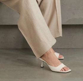 重磅推荐  JC方头高跟凉鞋  Zania系列一字带高跟凉鞋