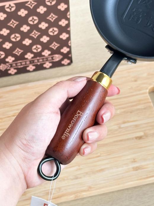 薅羊毛‼️官W卖89开团只要39德国博朗菲Borownfie多功能泼油小锅2mm加厚精铁锻造耐用耐磨耐腐蚀一锅顶百锅基地直邮 商品图6