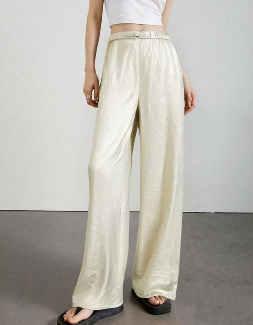 【必入推荐】醋酸裤【MYB】国风系列8829醋酸盘扣夏季休闲裤-喜出 商品图2