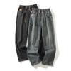秋季新款男士复古时尚宽松无弹阔腿松紧牛仔裤 商品缩略图2