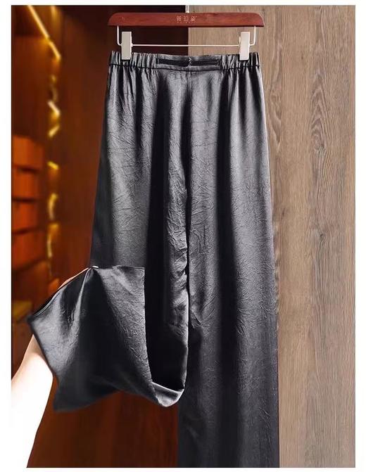 醋酸【MYBL】8829醋酸面料手抓纹休闲裤夏季凉凉裤-喜出 商品图2