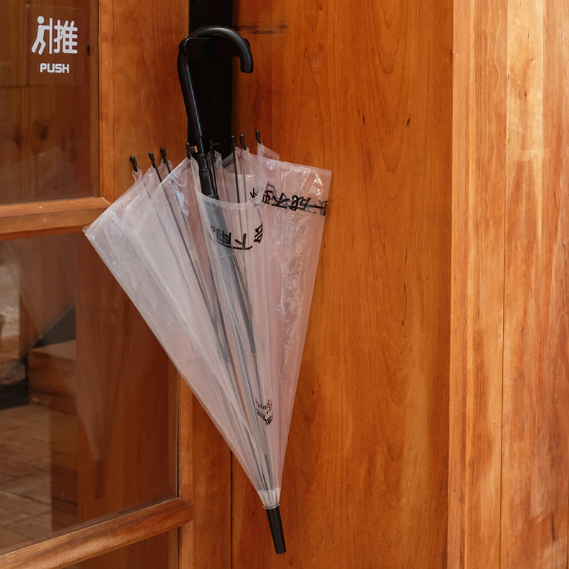 漫游伞2.0 结实抗风全透明直杆自动雨伞 OWSPACE原创