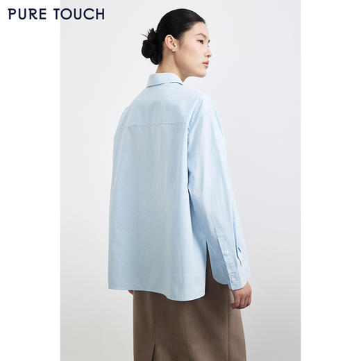 PURE TOUCH职场通勤必备女士长袖衬衫舒适百搭显气质 商品图4