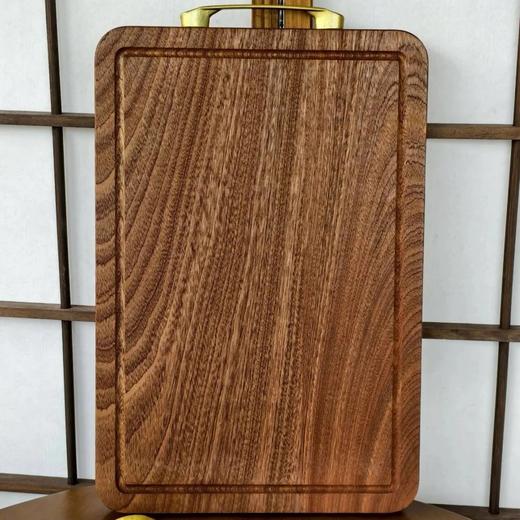 品牌福利捡漏79元抢TB同款500温仑山velosan乌檀木菜板原木自带抗菌性檀香醇2.5CM加厚厚度坚实耐用沉稳不移位可挂可立基地直邮 商品图0