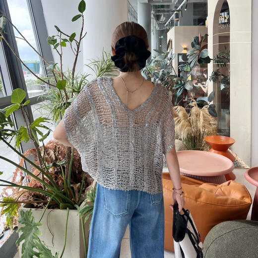 2507504    真丝亚麻+珠片 美衣 商品图1