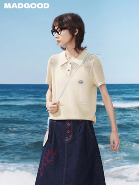 马得工地/MDGDMY252316/凉感纱织正肩小polo