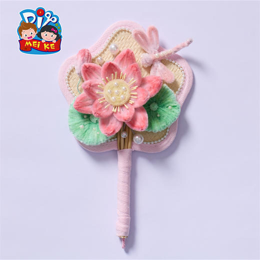 【花朵形】多巴胺扭扭棒蒲扇-粉色款 商品图0