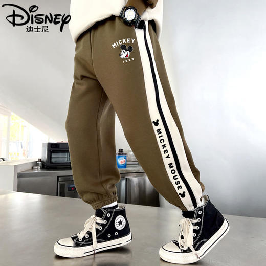 迪士尼男童运动裤春秋款儿童裤子春季2024新款男大童长裤男孩春装 商品图2
