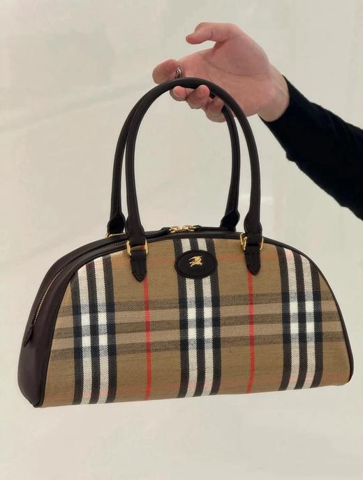 巴宝莉  Highlands格纹保龄球包（EJ*MM） 商品图0