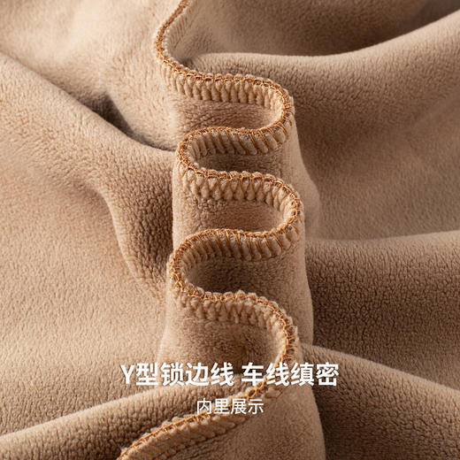 【含绵羊毛】圣得西男士加绒保暖卫衣2025年秋季半拉链POLO翻领 商品图9