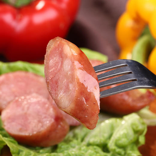 火山石灌肠美味风味烤肠原味黑胡椒胡椒健康黑猪肉烤肠 商品图3