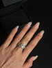 小香三合一25P新款经典菱格纹三个戒指可叠带 商品缩略图8
