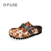 Dfuse迪芙斯2025秋季新款外穿拖鞋铆钉条带休闲勃肯鞋包头半拖女鞋DFD3110027 商品缩略图6