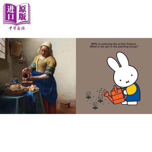 【中商原版】英文原版米菲系列儿童绘本2册 Miffy x vermeer and the Artists 故事图画书 艺术绘画家 儿童美育启蒙入门书 商品图2