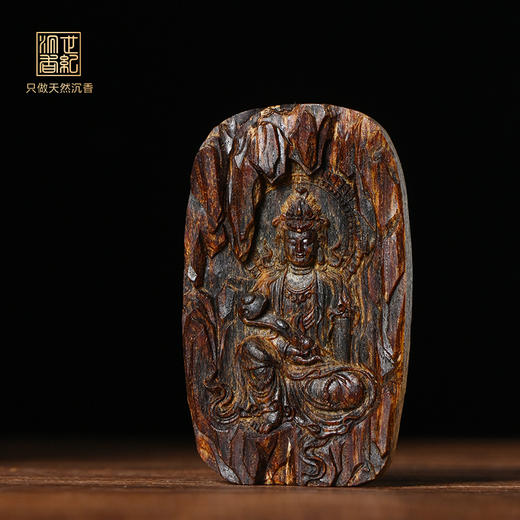 天然芽庄白奇楠雕件 沉水级 11.5克 SP11876 商品图0