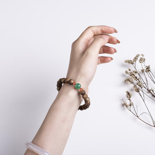 XY0492沉香+非洲翠手串 商品图8