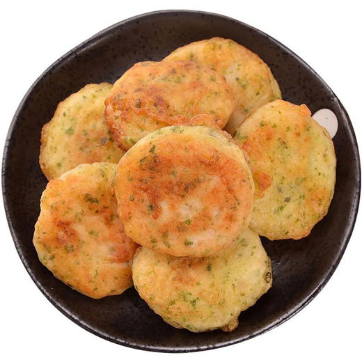 果蔬鲜虾饼 营养早餐素食半成品冷冻 商品图2