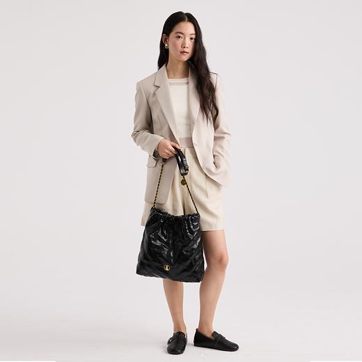 大英博物馆 盖亚·安德森猫系列 格纹大容量 流浪包 链条单肩包 商品图2