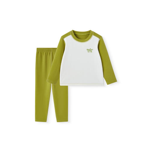 英氏儿童内搭打底睡衣套装秋冬款男童女童保暖内衣中大童秋衣秋裤 商品图4