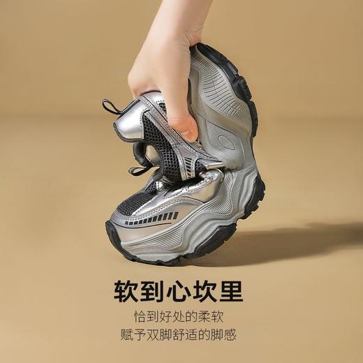 ZHR则则厚底增高老爹鞋2025春季新款休闲运动鞋透气轻便校园ins女 商品图5