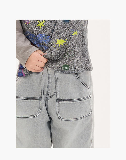 jnby  25年秋款  牛仔长裤 YP8E10660 商品图4