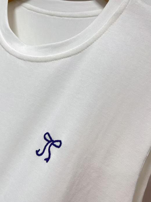 7.30秒杀~NO退【超值特卖】55792花苞款蝴蝶结刺绣背心（微脏）-喜出 商品图3