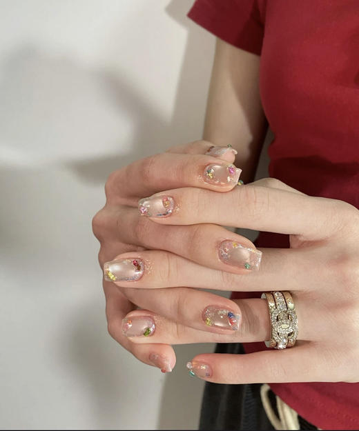 小香三合一25P新款经典菱格纹三个戒指可叠带 商品图6