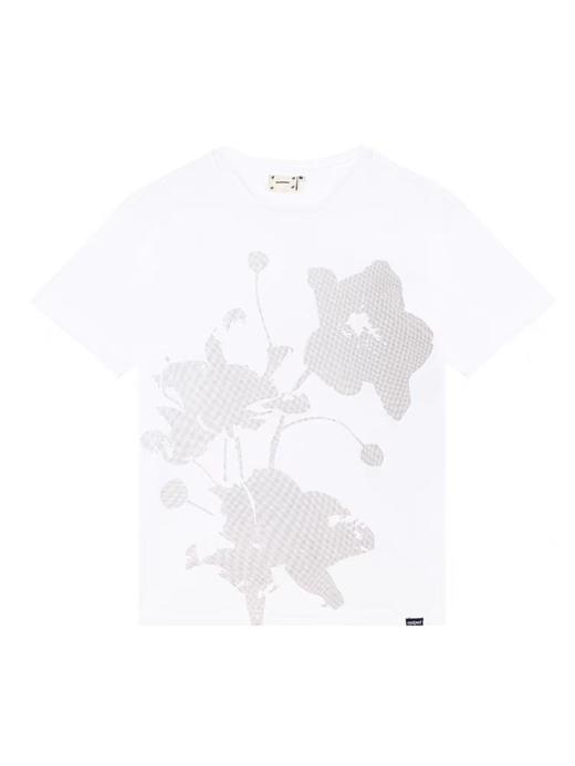 马得工地/MDGDTX12016/花卉印花低克重雪花棉T恤 商品图3