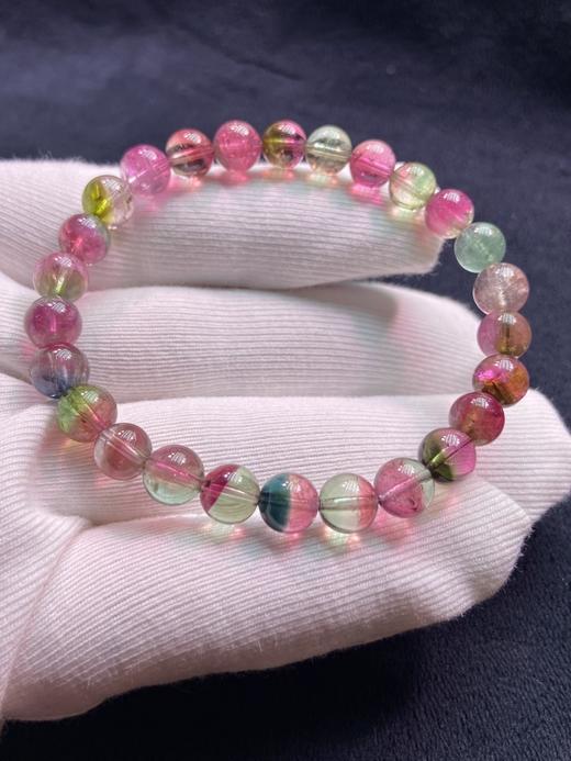 7mm单圈西瓜碧玺手串 商品图2