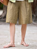 PETIT SCHAN小闪 CLO#876 soft power 软实力 一千零一夜系列色织亚麻棉短裤 商品缩略图0