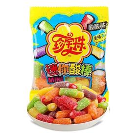 珍宝珠 迷你酸棒(棒)夹心软糖55g