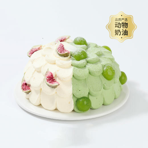 【青提花果乐】爆款森系ins风高颜值下午茶，青提与无花果的清甜碰撞，一口沦陷的颜值派 + 实力派（东莞幸福西饼蛋糕） 商品图0