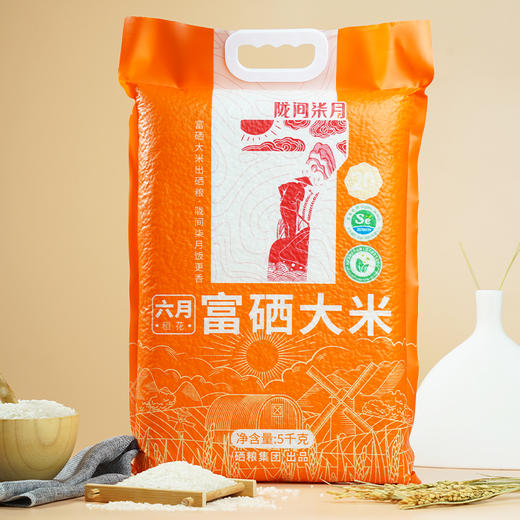 陇间柒月 六月富硒大米5kg 商品图1
